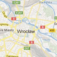 mapa Wrocławia